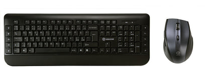 Voxicon 270WL tangentbord Mus inkluderad RF Trådlös QWERTY Nordic Svart