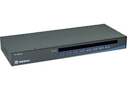 Trendnet 16-Port USB/PS/2 Rack Mount KVM Switch KVM-switchar Rackmontering Svart