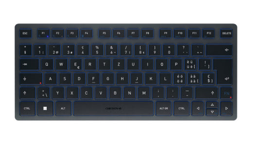 CHERRY KW 7100 MINI BT tangentbord Universal Bluetooth QWERTZ schweizisk Blå