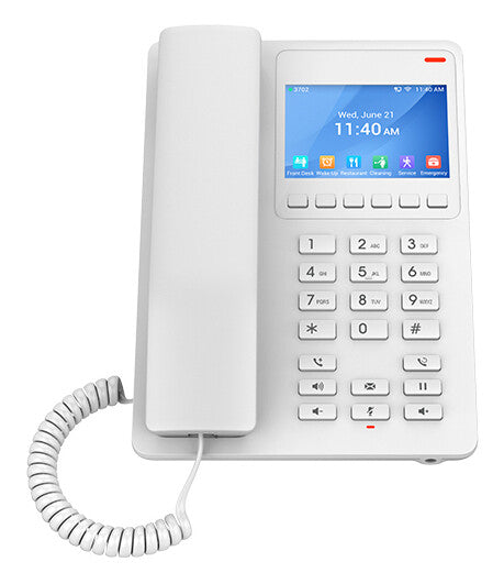 Grandstream Networks GHP630 IP-telefoner Vit 2 linjer LCD Wi-Fi
