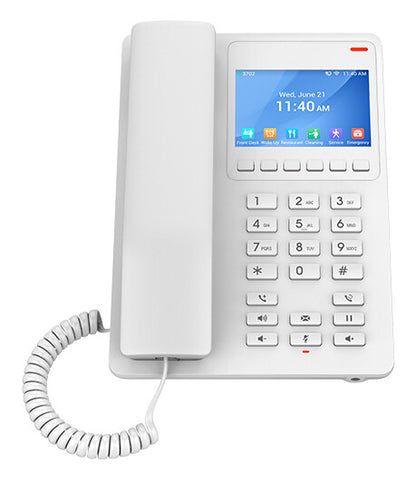 Grandstream Networks GHP630 IP-telefoner Vit 2 linjer LCD Wi-Fi