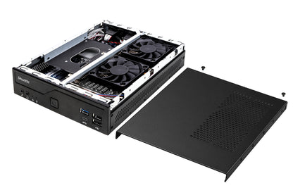 Shuttle DH610 datorhölje & moderkort 1,3L storlek PC Svart LGA 1700