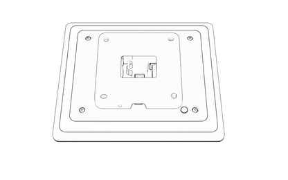 Humly HUM1001 skärm för mötesrum 20,3 cm (8") 1024 x 768 pixlar LCD 802.11a, 802.11b, 802.11g, Wi-Fi 4 (802.11n) Svart Akrylnitrilbutadienstyren (ABS) Bluetooth