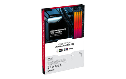 Kingston Technology FURY Renegade RGB RAM-minnen 64 GB 2 x 32 GB DDR5 6000 MT/s