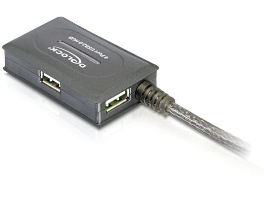 DeLOCK 82748 dockningsstationer för bärbara datorer Kabel USB 2.0 Grå