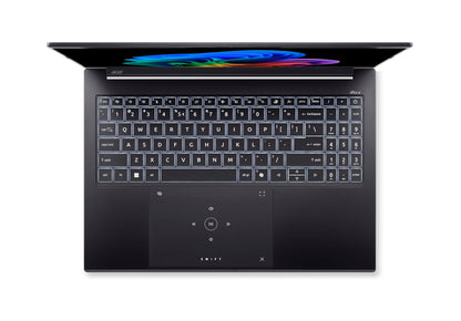 Acer Swift Go 16 AI SFG16-74-756J Copilot+ PC Intel Core Ultra 7 256V Bärbar dator 40,6 cm (16") WUXGA+ 16 GB LPDDR5x-SDRAM 1 TB SSD Wi-Fi 7 (802.11be) Windows 11 Home tyska Svart