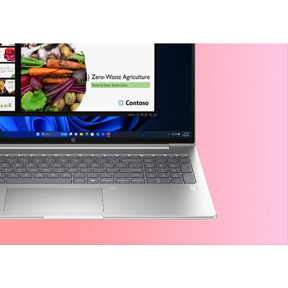 HP ProBook 4 G1i AI PC Intel Core Ultra 7 255U Bärbar dator 40,6 cm (16") WUXGA 16 GB DDR5-SDRAM 512 GB SSD Wi-Fi 7 (802.11be) Windows 11 Pro Silver