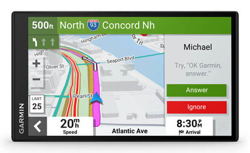 Garmin DriveSmart 76 navigatorer Fast 17,8 cm (7") TFT Pekskärm 239,6 g Svart