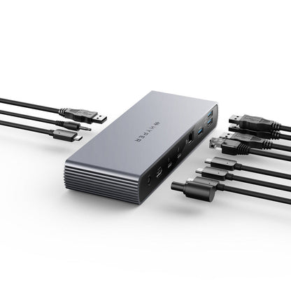 Targus HDTB4D-EU dockningsstationer för bärbara datorer Dockning Thunderbolt 4 Grå