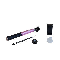 Ultron Alu 80 selfiepinne Universal Svart, Rosa