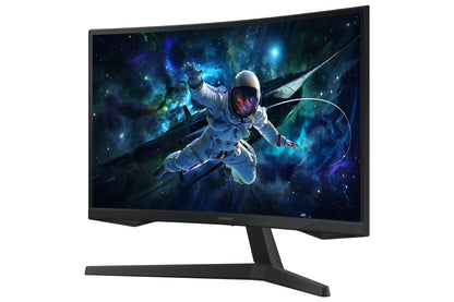 Samsung G55C platta pc-skärmar 68,6 cm (27") 2560 x 1440 pixlar Quad HD LED Svart