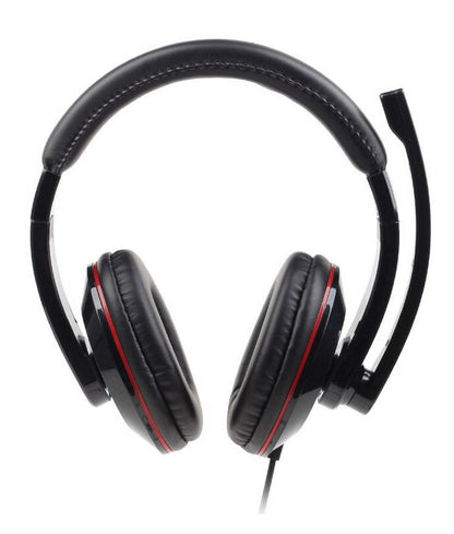 Gembird MHS-U-001 hörlur och headset Kabel Huvudband Samtal/musik Svart