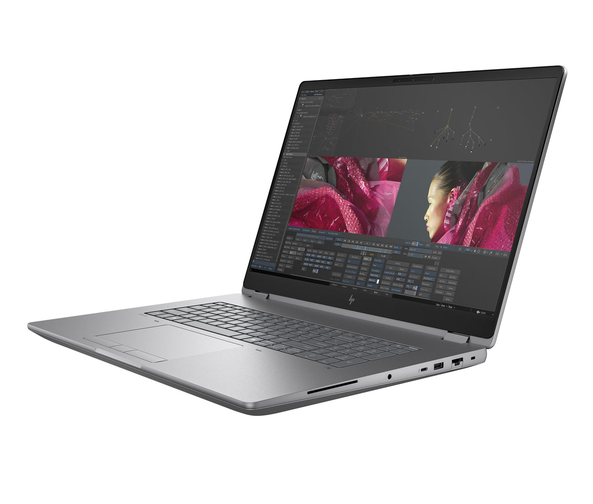 HP ZBook Fury G1i Mobile Workstation Intel Core Ultra 9 285HX Mobil arbetsstation 45,7 cm (18") WQXGA 64 GB DDR5-SDRAM 2 TB SSD NVIDIA RTX PRO 3000 Blackwell Wi-Fi 7 (802.11be) Windows 11 Pro AI Workstation, AI PC Silver