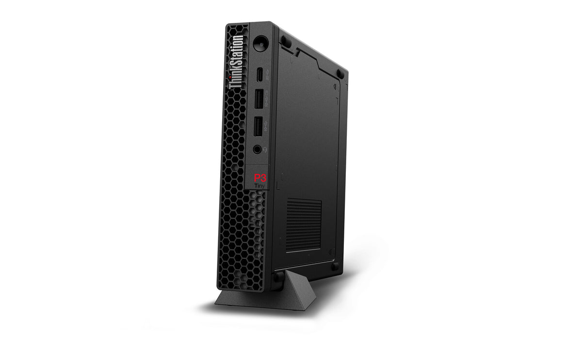 Lenovo ThinkStation P3 Tiny Gen 2 Intel Core Ultra 7 265 32 GB DDR5-SDRAM 512 GB SSD NVIDIA RTX A400 Windows 11 Pro Arbetsstation Svart