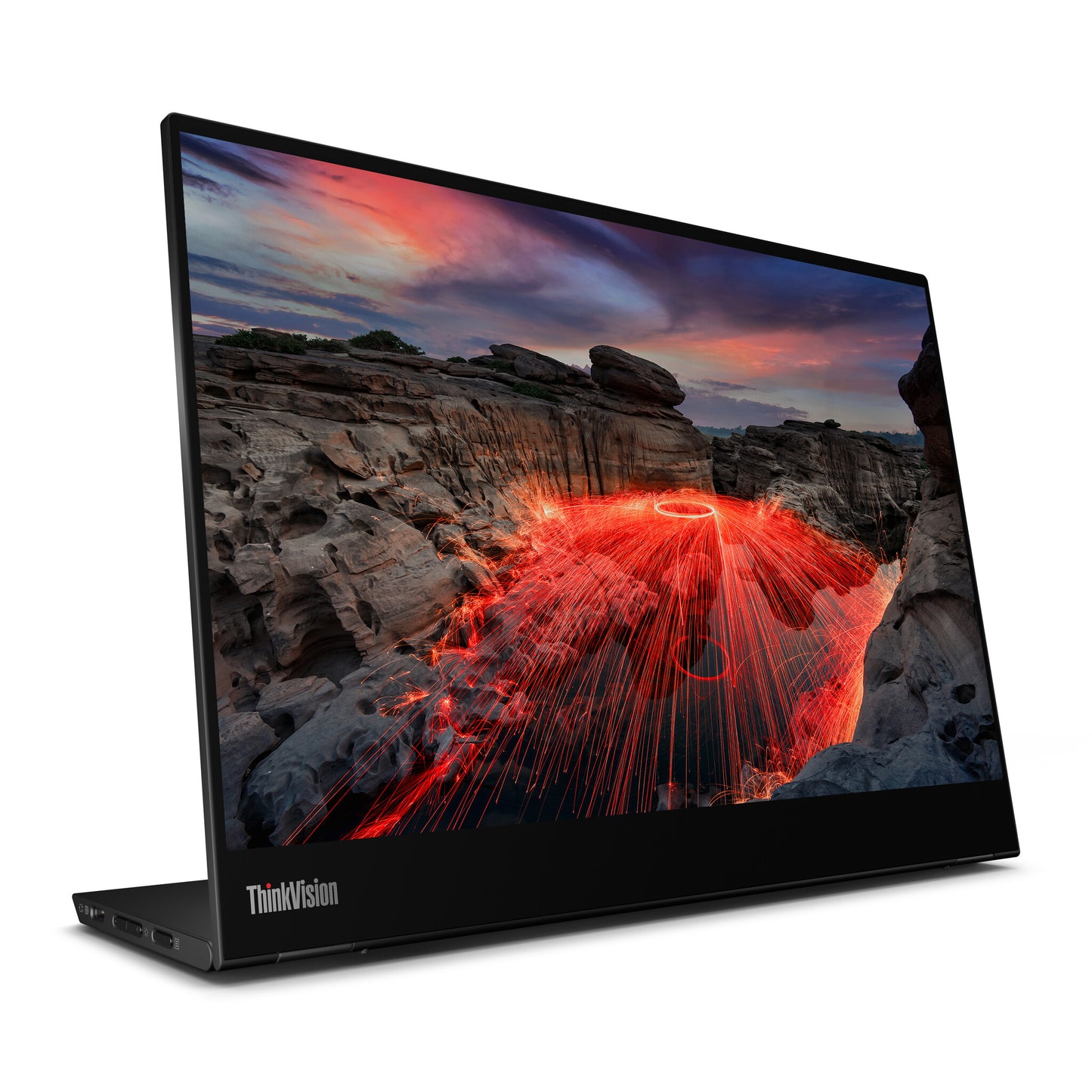 Lenovo ThinkVision M14t Gen 2 LED display 35,6 cm (14") 2240 x 1400 pixlar 2.2K Pekskärm Svart