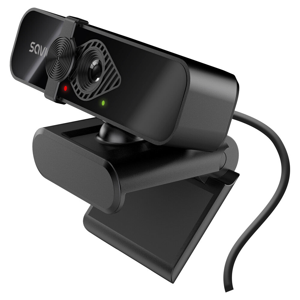 Savio CAK-06 webbkameror 3840 x 2160 pixlar USB Svart
