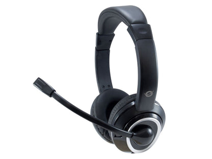 Conceptronic POLONA02BA hörlur och headset Kabel Huvudband Spela Svart