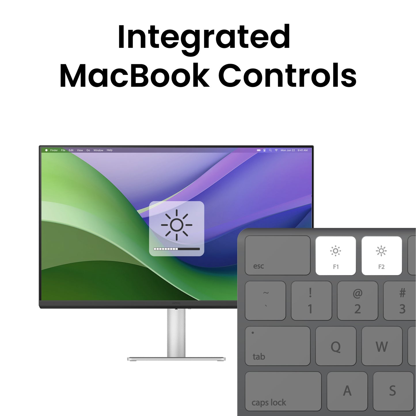 BenQ MA270U platta pc-skärmar 68,6 cm (27") 3840 x 2160 pixlar 4K Ultra HD Vit