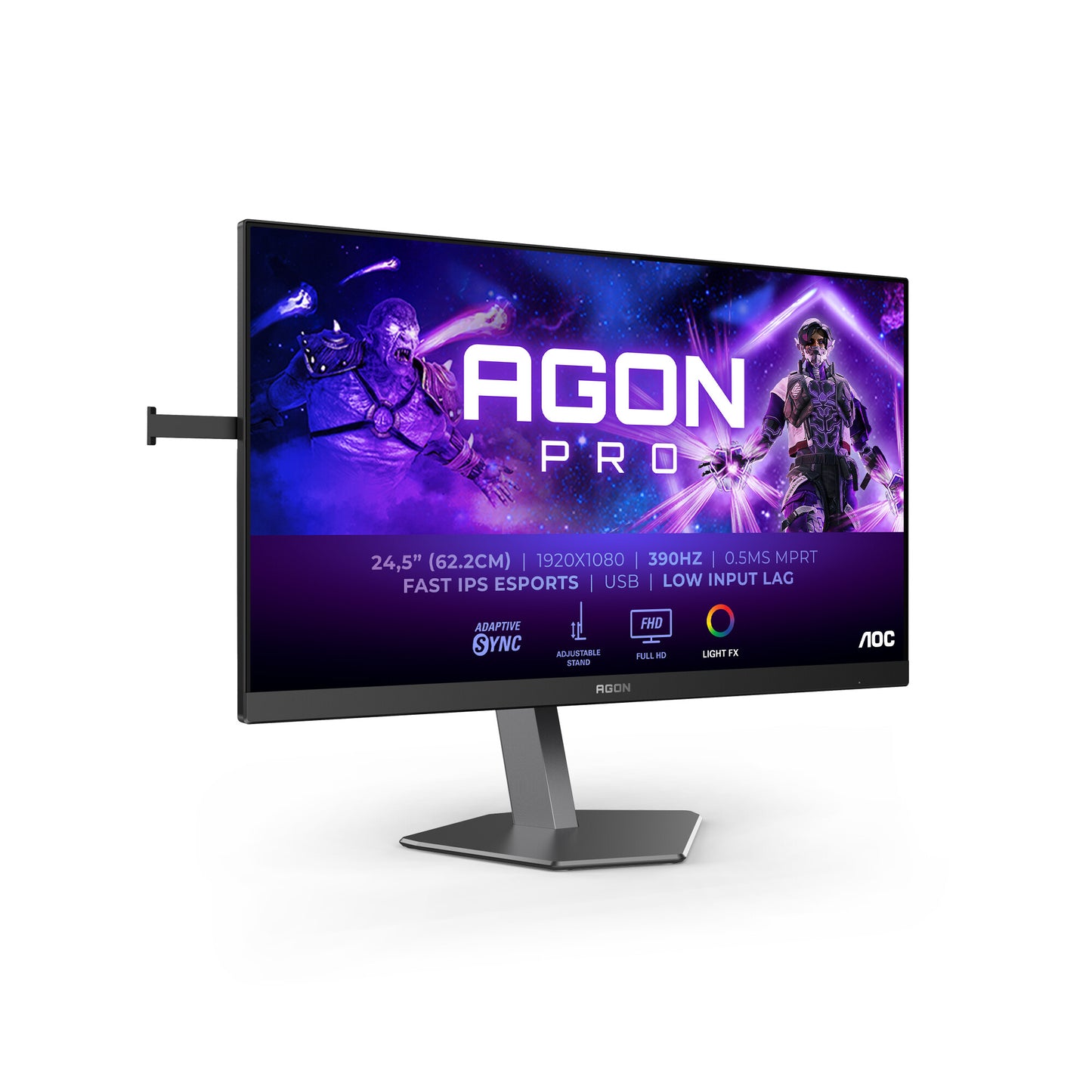 AOC AGON PRO AG256FS platta pc-skärmar 62,2 cm (24.5") 1920 x 1080 pixlar Full HD LCD Svart