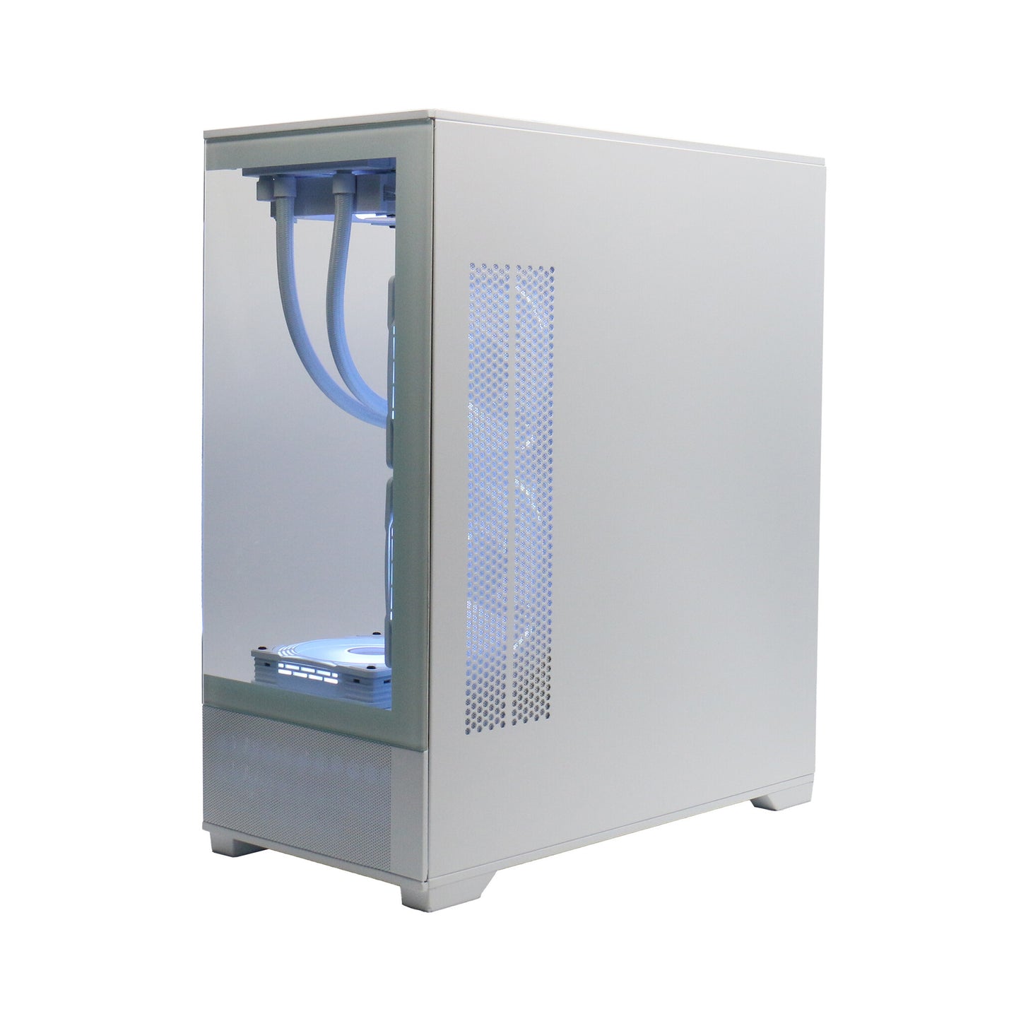 Hyrican GAMEMAX ICE 7407 AMD Ryzen™ 7 7800X3D 32 GB DDR5-SDRAM 2 TB SSD NVIDIA GeForce RTX 5080 Windows 11 Home Midi Tower PC Vit