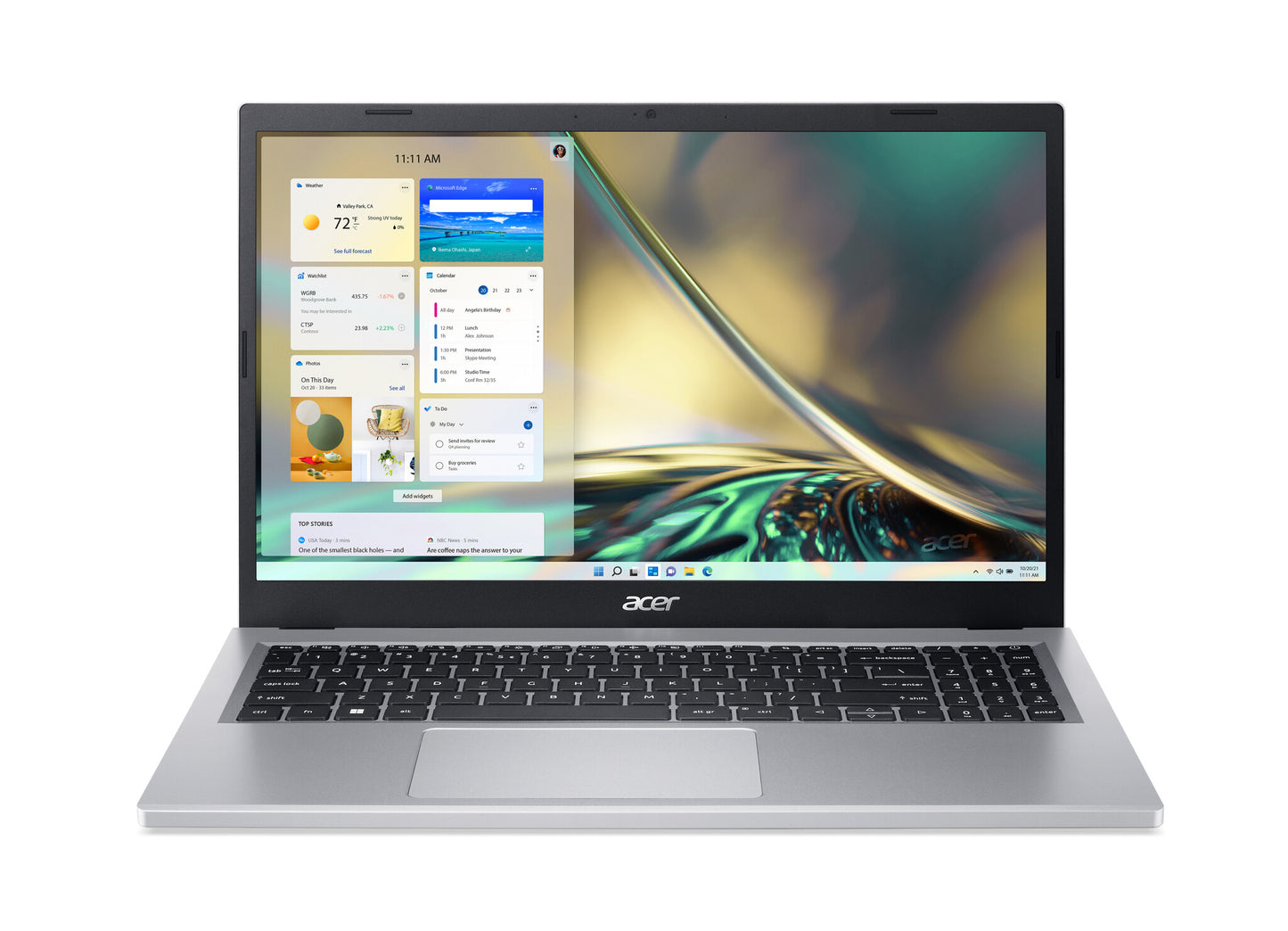 Acer Aspire 3 A315-24P-R3NG AMD Ryzen™ 5 7520U Bärbar dator 39,6 cm (15.6") Full HD 8 GB LPDDR5-SDRAM 512 GB SSD Wi-Fi 6 (802.11ax) Silver