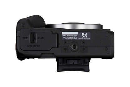 Canon EOS R50, Black + RF-S 18-45 IS STM + RF-S 55-210mm F5-7.1 IS STM Kit MILC 24,2 MP CMOS 6000 x 4000 pixlar Svart