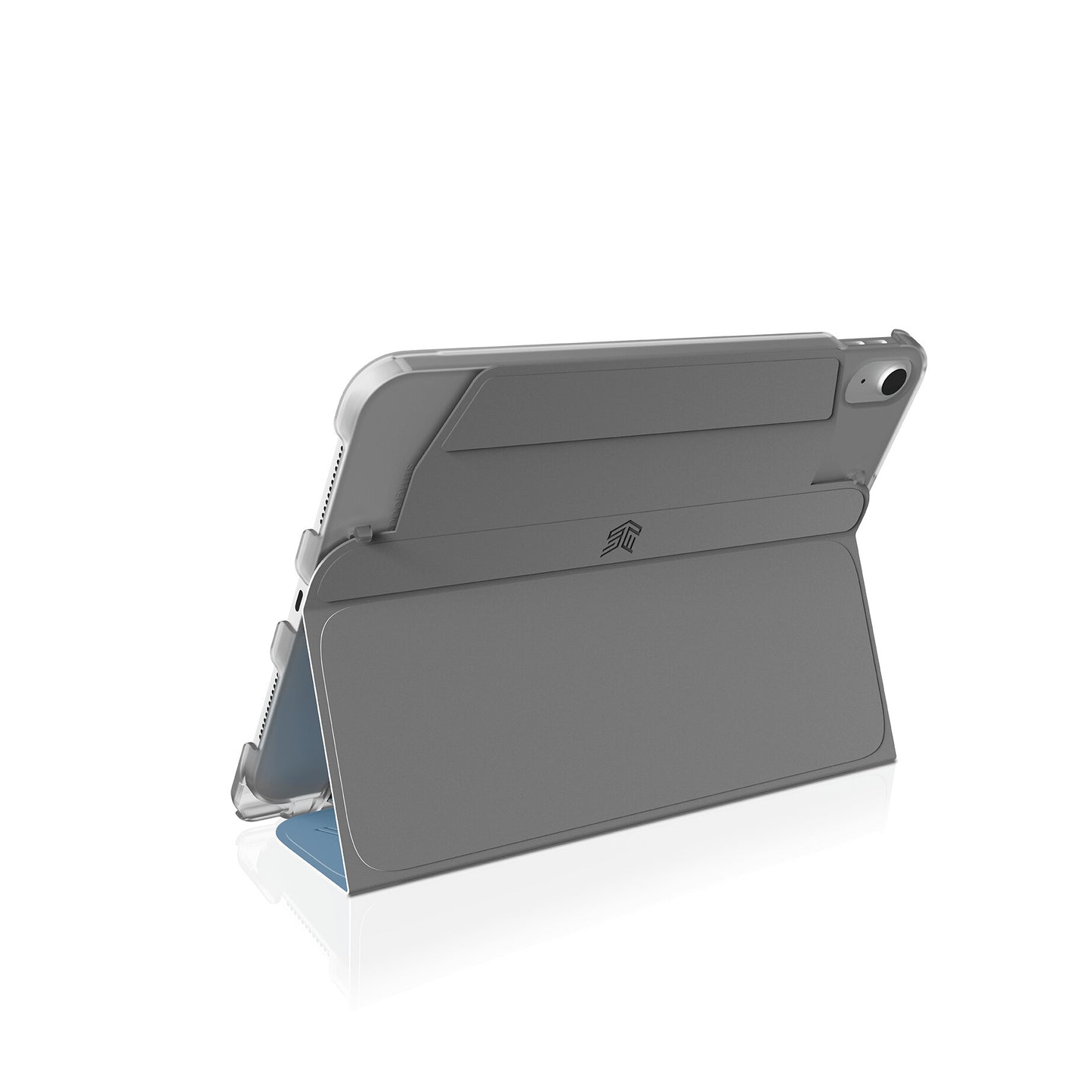STM STM-222-383KX-03 iPad-fodral 27,7 cm (10.9") Folio Blå, Transparent