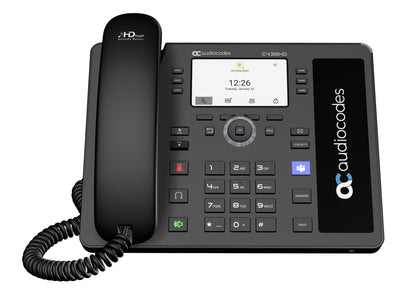 AudioCodes C435HD IP-telefoner Svart LCD