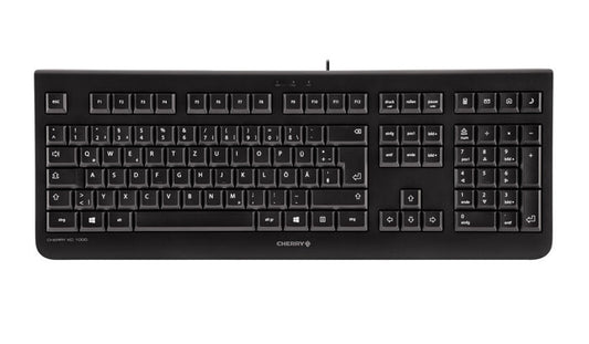 CHERRY KC 1000 tangentbord Universal USB QWERTY Italiensk Svart