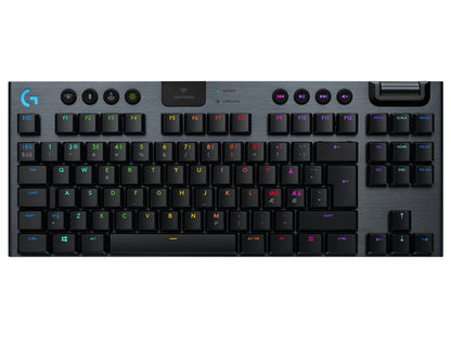 Logitech G 920-009500 tangentbord Spela Trådlös RF + Bluetooth QWERTY Nordic Kol