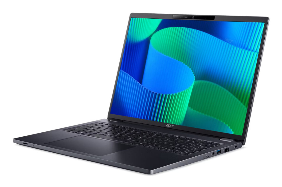 Acer TravelMate P4 TMP416-53-TCO-59MM Intel Core Ultra 5 125U Bärbar dator 40,6 cm (16") WUXGA 16 GB DDR5-SDRAM 512 GB SSD Wi-Fi 6 (802.11ax) Windows 11 Pro Blå