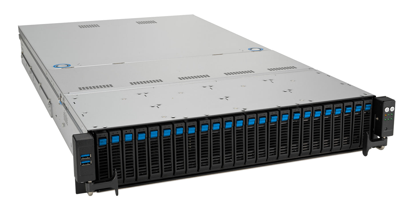 ASUS RS520A-E12-RS24U Socket SP5 Rack (2U) Grå