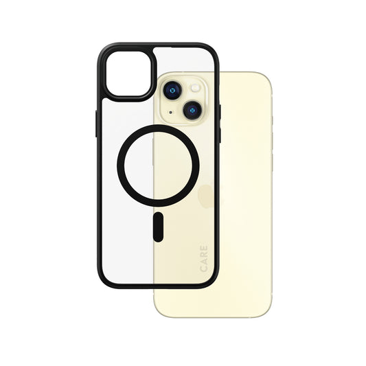 PanzerGlass CARE by ® Flagship Case Transparent Urban Combat w. Black MagSafe iPhone 15 Plus mobiltelefonfodral 17 cm (6.69") Omslag Svart