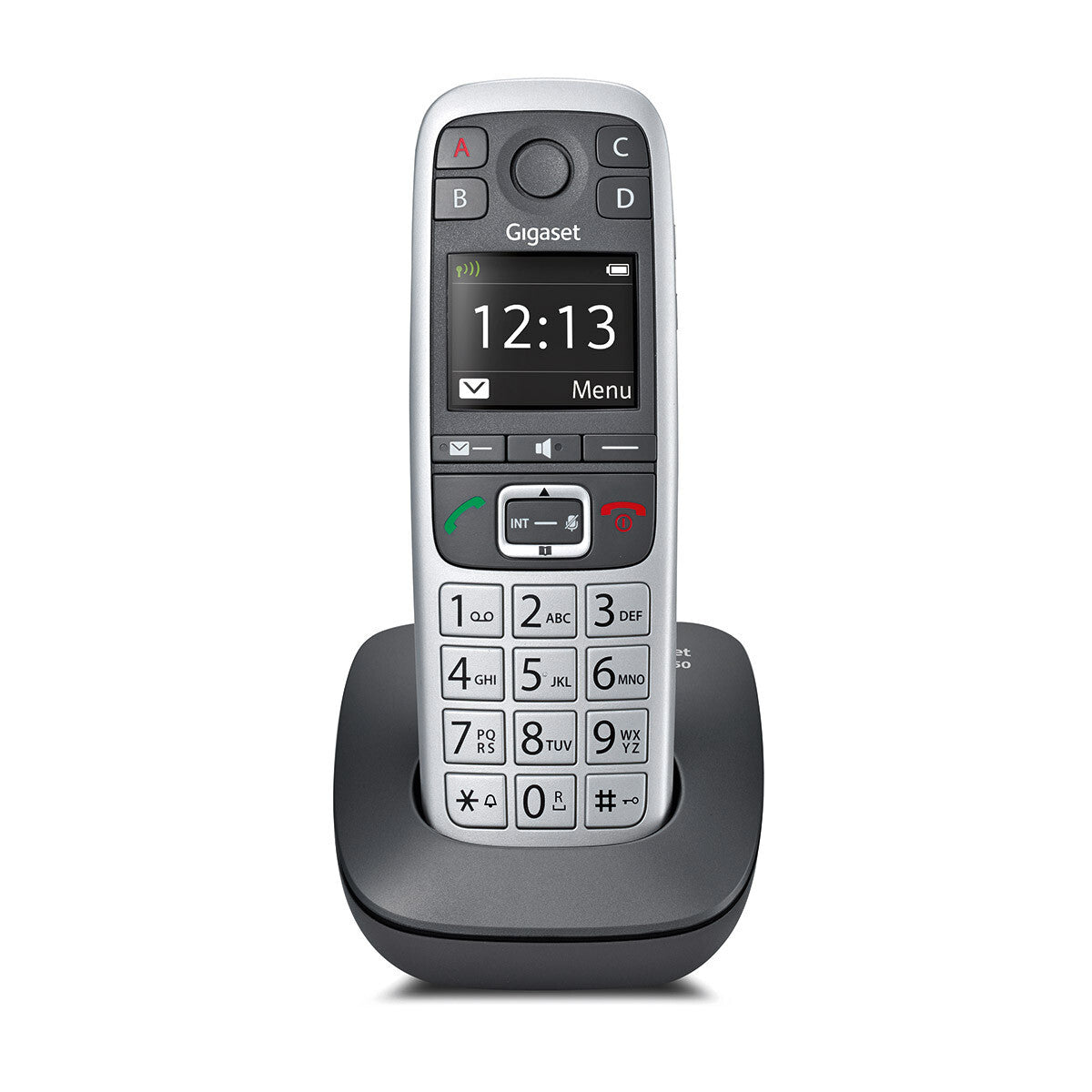 Gigaset E560 Analog telefon/DECT-telefon Svart, Silver