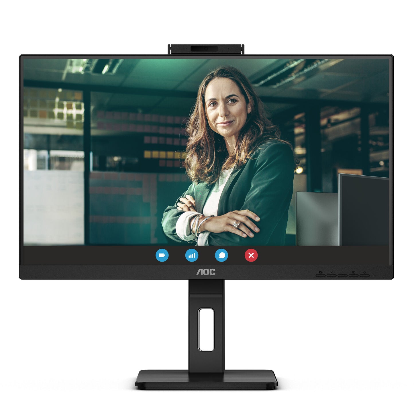 AOC Q27P3CW platta pc-skärmar 68,6 cm (27") 2560 x 1440 pixlar Quad HD LED Svart