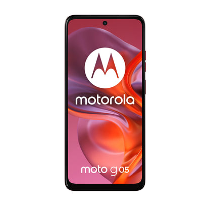 Motorola moto g05 16,9 cm (6.67") Dubbla SIM-kort Android 15 4G USB Type-C 4 GB 64 GB 5200 mAh Röd