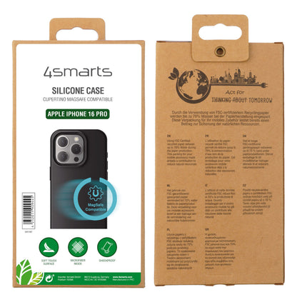 4smarts 541187 mobiltelefonfodral 16 cm (6.3") Omslag Svart