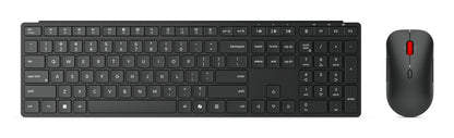 Lenovo 4X31S04814 tangentbord Mus inkluderad Kontor Trådlös RF + Bluetooth tyska Svart
