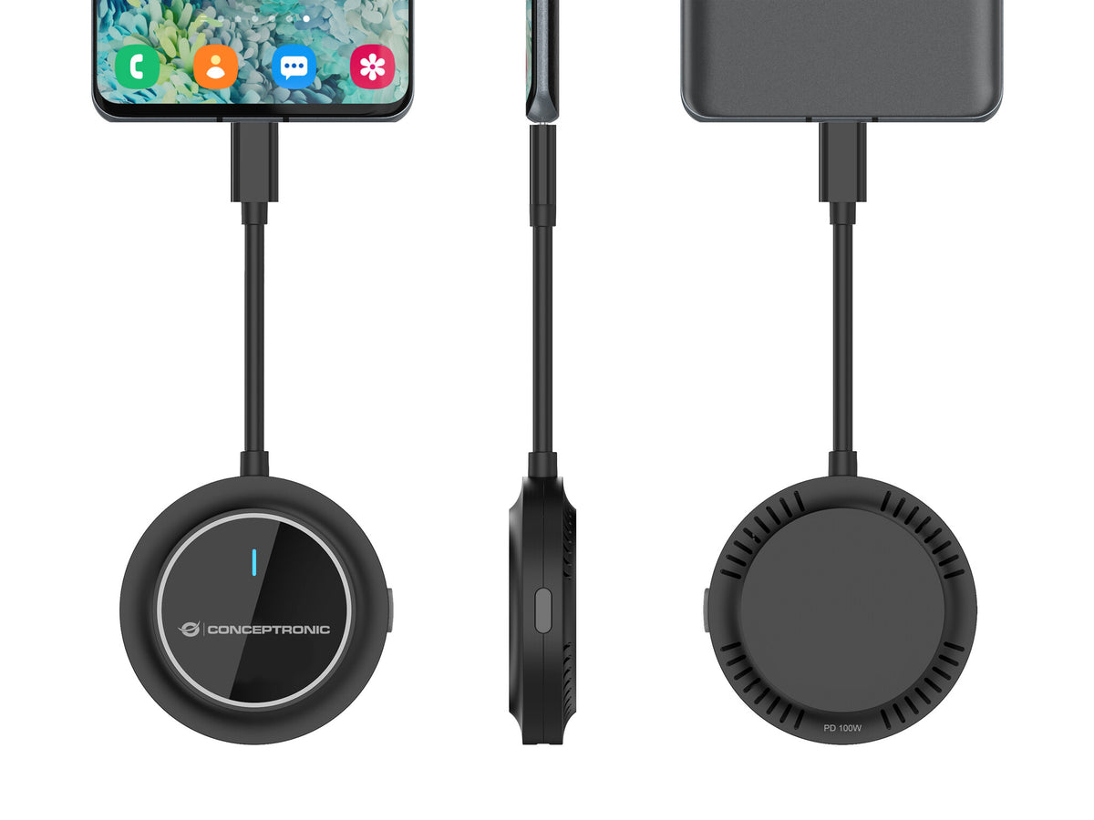 Conceptronic ATHERIC01B trådlös bildskärmsadapter HDMI/USB Full HD Dongel