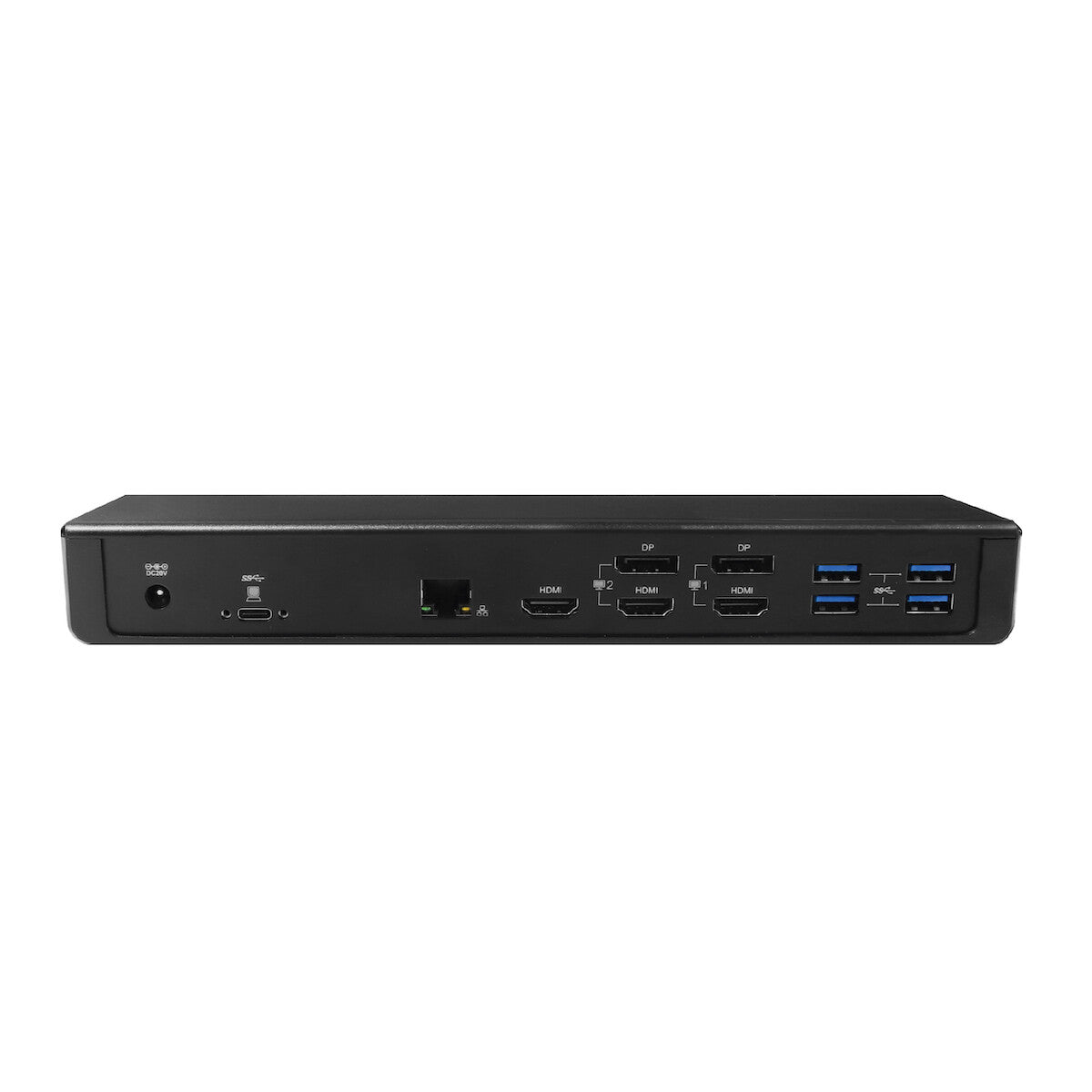 CLUB3D CSV-1562 dockningsstationer för bärbara datorer Dockning USB 3.2 Gen 1 (3.1 Gen 1) Type-C Svart