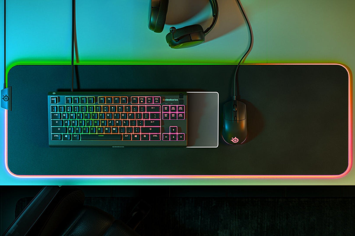 Steelseries APEX 3 TKL tangentbord Spela USB QWERTY Engelska (USA) Svart