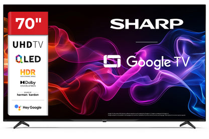 Sharp 70HP5265E TV-apparat 177,8 cm (70") 4K Ultra HD Smart-TV Wi-Fi Svart