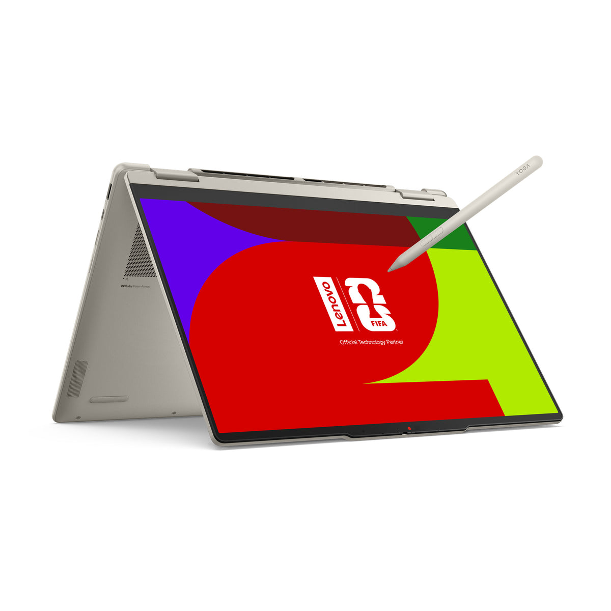 Lenovo Yoga 7 2-in-1 14AGP11 Copilot+ PC AMD Ryzen AI 5 435 Hybrid (2-i-1) 35,6 cm (14") Pekskärm WUXGA 16 GB LPDDR5x-SDRAM 512 GB SSD Wi-Fi 7 (802.11be) Windows 11 Home tyska Snäcka (färg)