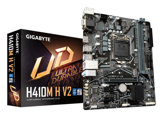 GIGABYTE H410M H V2 moderkort Intel H410 LGA 1200 (Socket H5) micro ATX