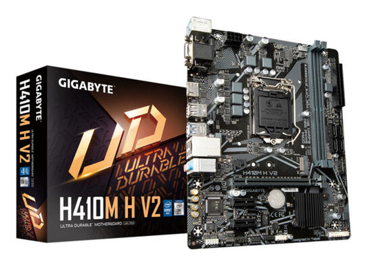 GIGABYTE H410M H V2 moderkort Intel H410 LGA 1200 (Socket H5) micro ATX