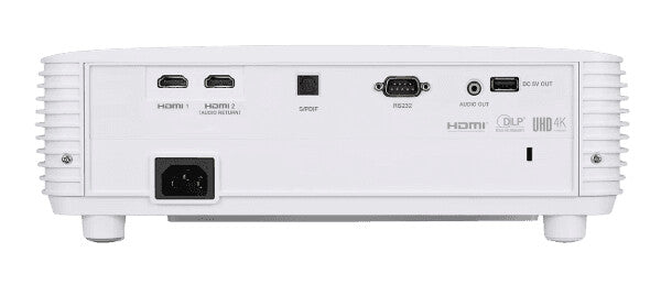Acer Home H6830BD Standard throw-projektor 4000 ANSI-lumen DLP UHD 4K (3840x2160) 3D kompatibilitet Vit