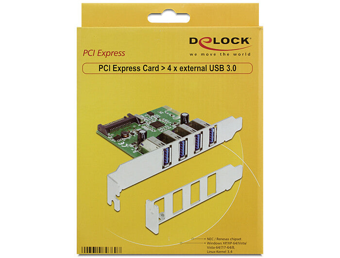 DeLOCK 89360 nätverkskort/adapters Intern USB 3.2 Gen 1 (3.1 Gen 1)