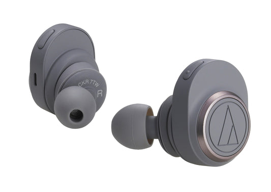Audio-Technica ATH-CKR7TW Headset Trådlös I öra Samtal/musik Micro-USB Bluetooth Grå