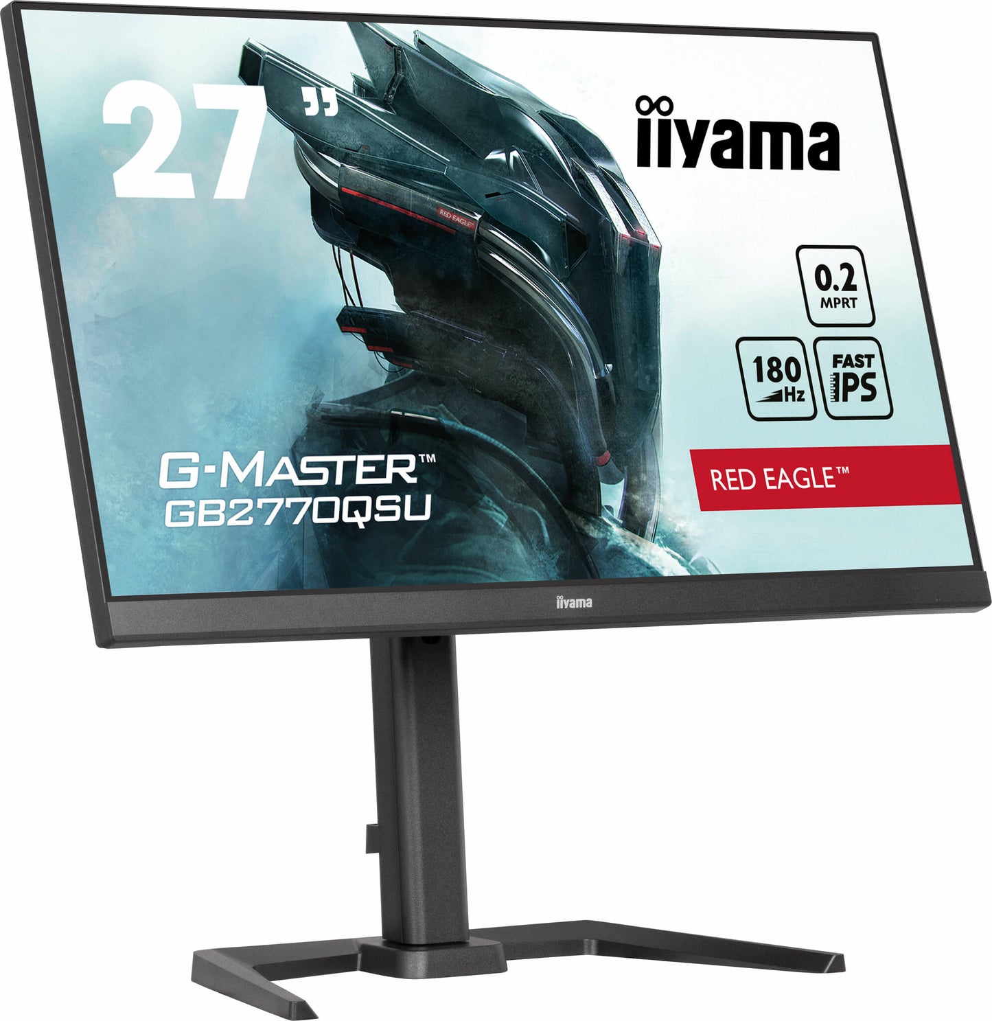 iiyama G-MASTER GB2770QSU-B6 platta pc-skärmar 68,6 cm (27") 2560 x 1440 pixlar Wide Quad HD LCD Svart