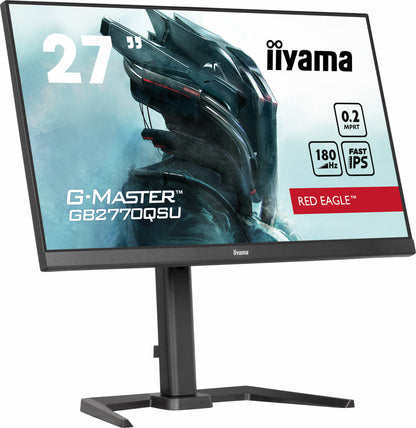iiyama G-MASTER GB2770QSU-B6 platta pc-skärmar 68,6 cm (27") 2560 x 1440 pixlar Wide Quad HD LCD Svart